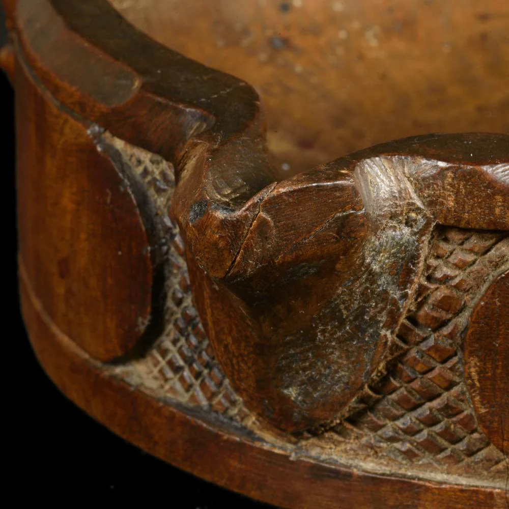 COUPE RITUELLE DÉMONIAQUE EN BOIS SCULPTÉ – FORÊT-NOIRE - Image 14