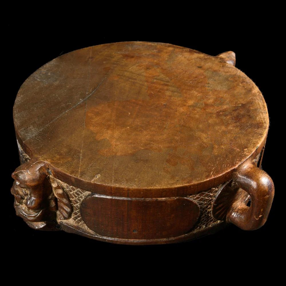COUPE RITUELLE DÉMONIAQUE EN BOIS SCULPTÉ – FORÊT-NOIRE - Image 15