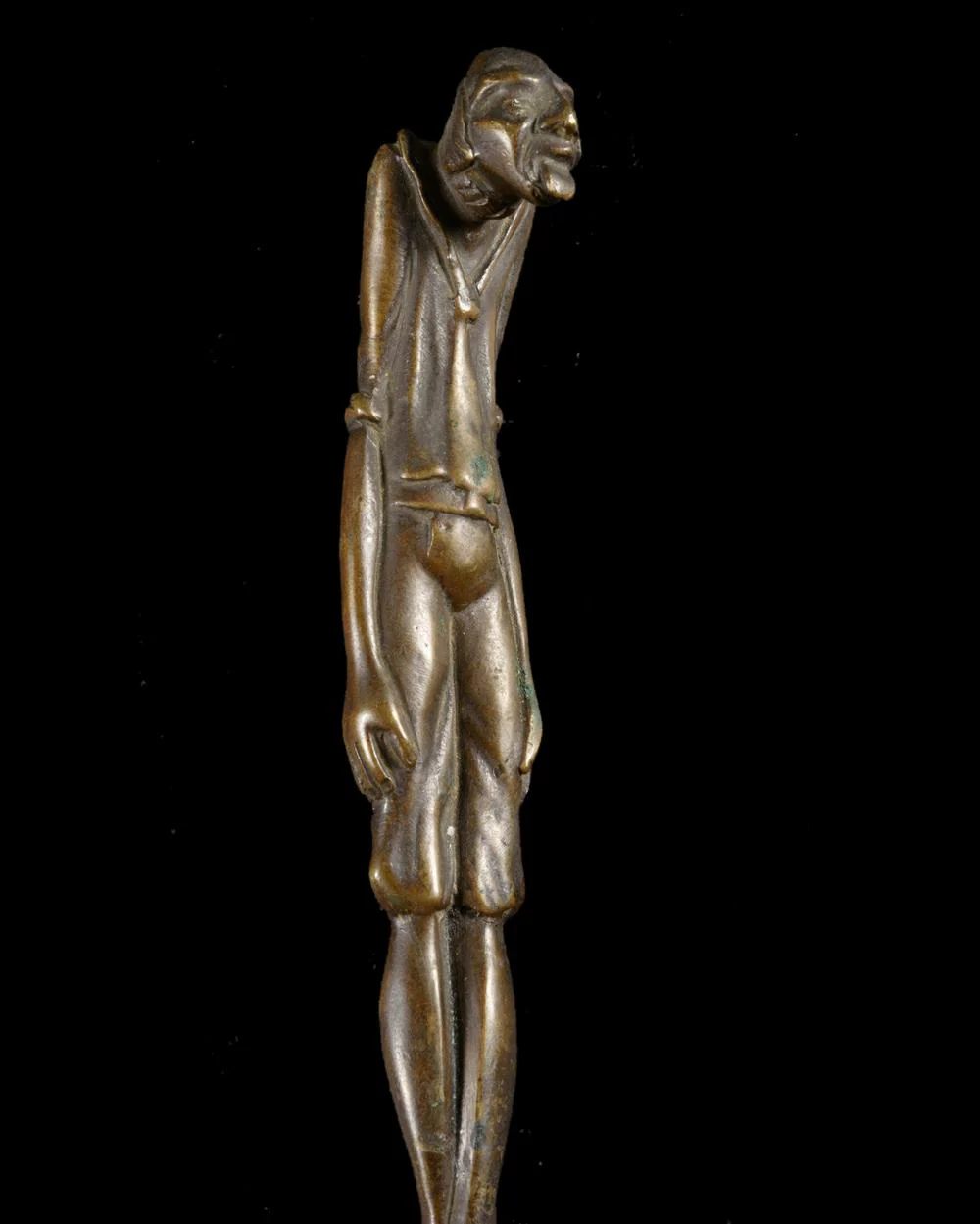 CUILLÈRE DU PENDU – AMULETTE ALPINE EN BRONZE (GALGENMANN), XVIIIᵉ - Image 3