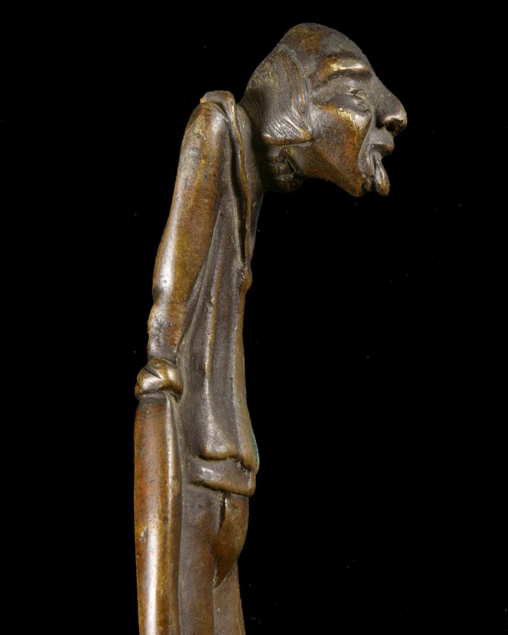CUILLÈRE DU PENDU – AMULETTE ALPINE EN BRONZE (GALGENMANN), XVIIIᵉ - Image 6
