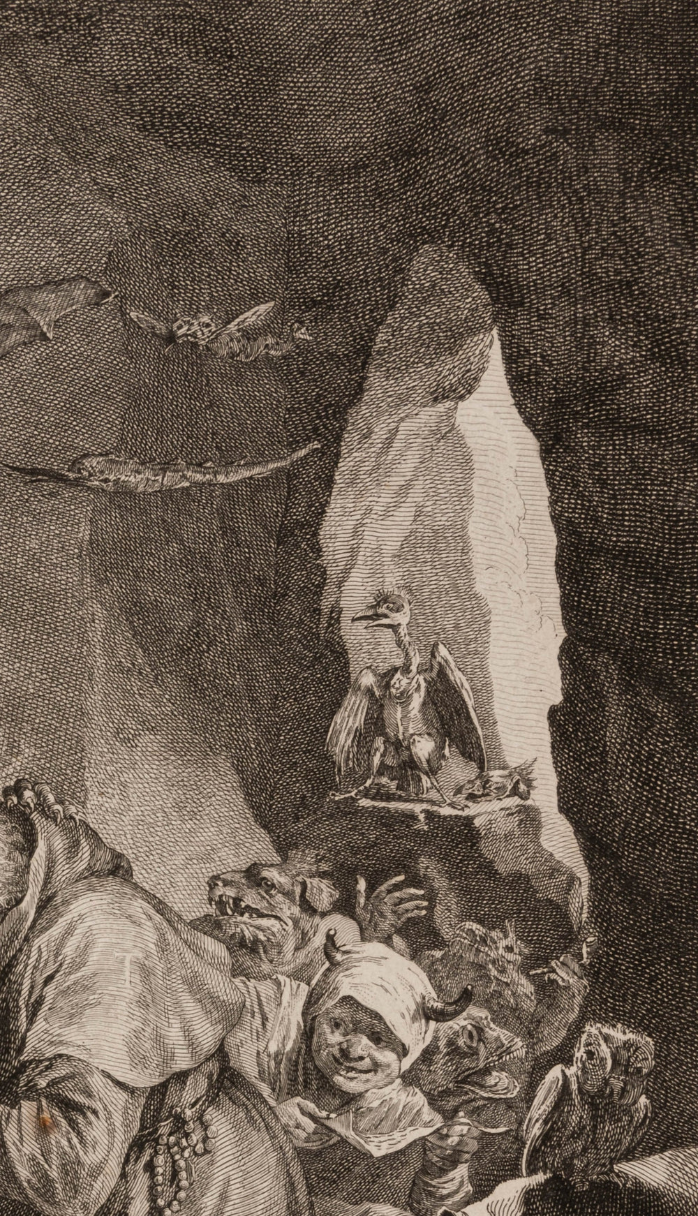GRAVURE XVIIIe LA TENTATION DE SAINT ANTOINE - Image 4