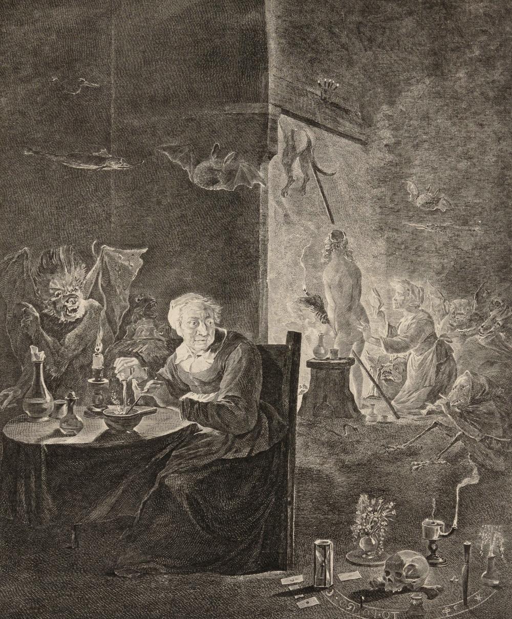 SABBAT DES SORCIÈRES, PAIRE DE GRAVURES, 1755 - Image 3