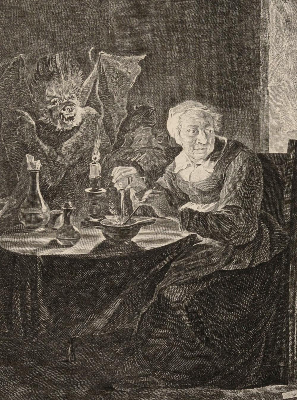 SABBAT DES SORCIÈRES, PAIRE DE GRAVURES, 1755 - Image 4