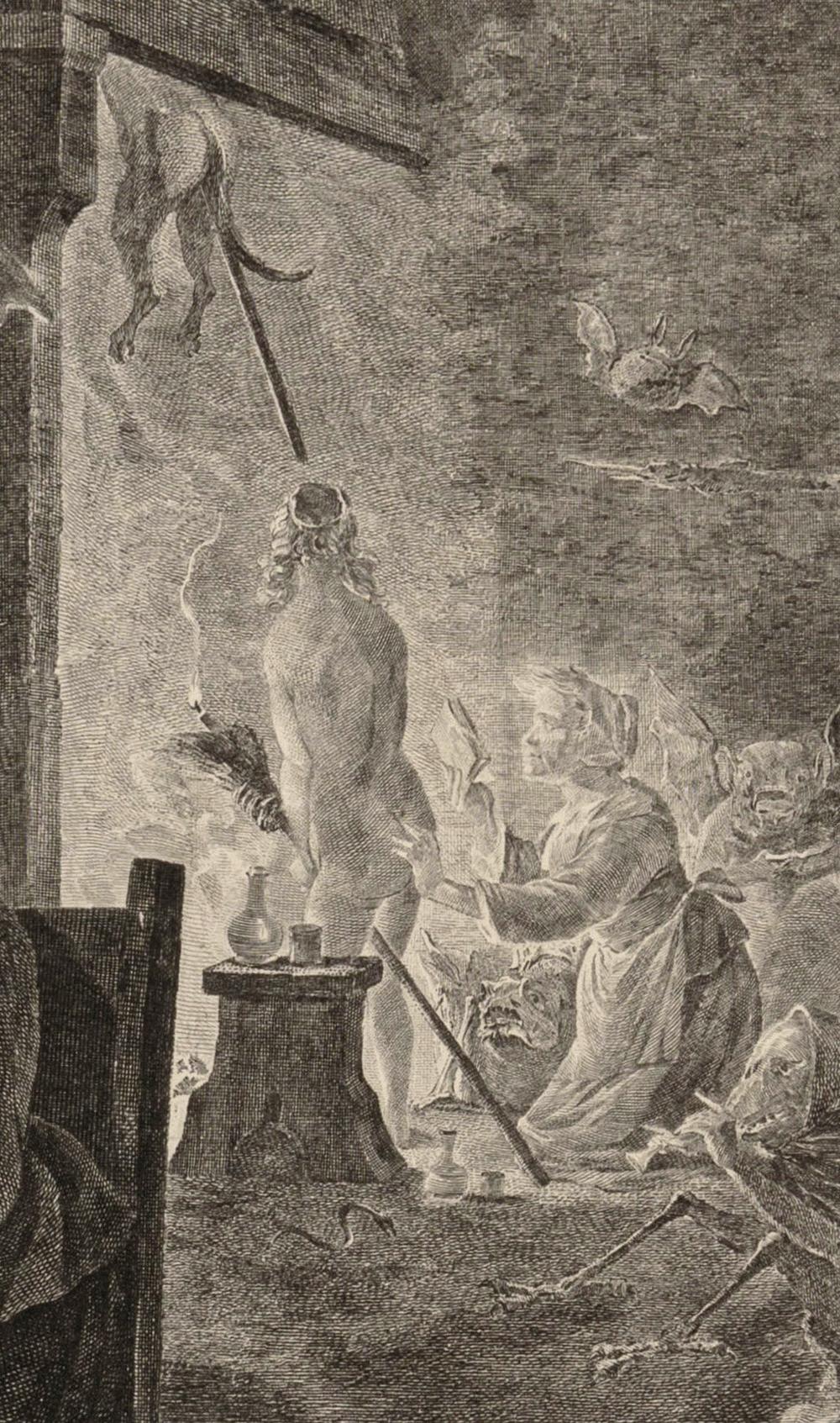 SABBAT DES SORCIÈRES, PAIRE DE GRAVURES, 1755 - Image 6