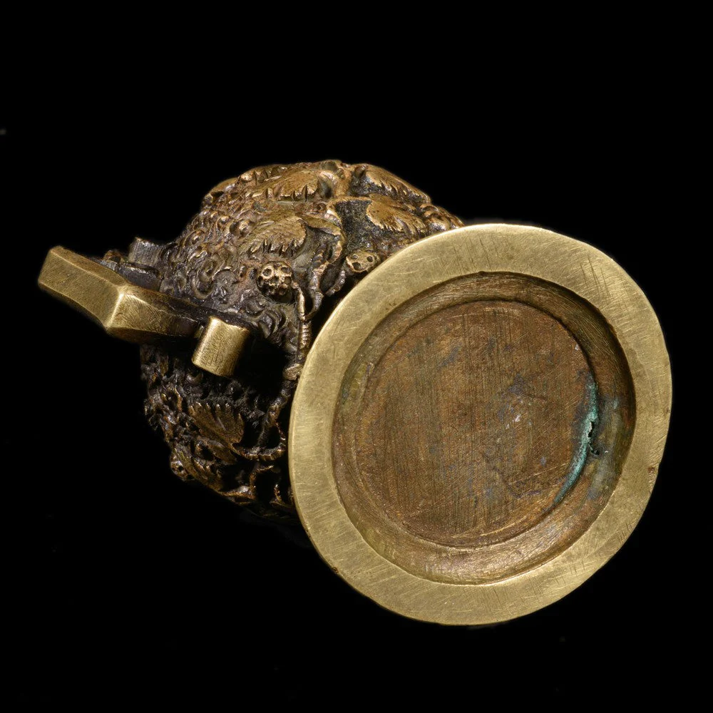 LAMPE A HUILE SATYRE XVIe siècle - Image 6