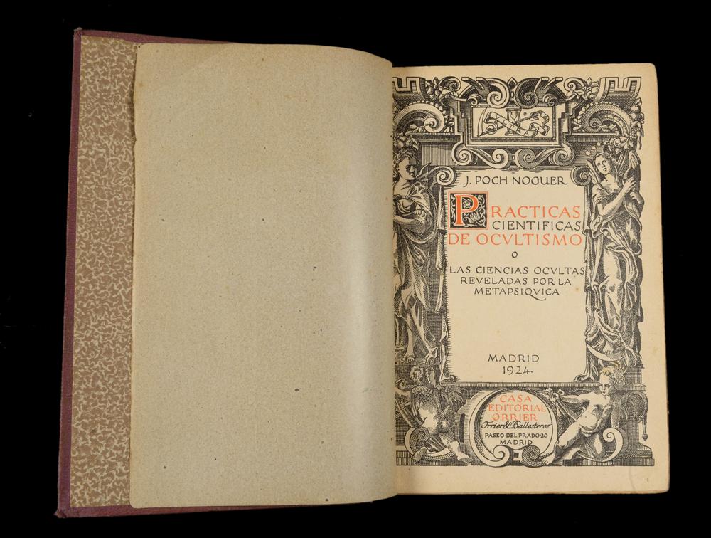 OCCULTISME SCIENTIFIQUE & MÉTAPSYCHIQUE — TRAITÉ OCCULTE ESPAGNOL, 1924 - Image 4
