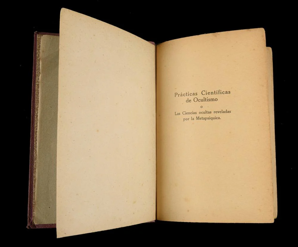OCCULTISME SCIENTIFIQUE & MÉTAPSYCHIQUE — TRAITÉ OCCULTE ESPAGNOL, 1924 - Image 5