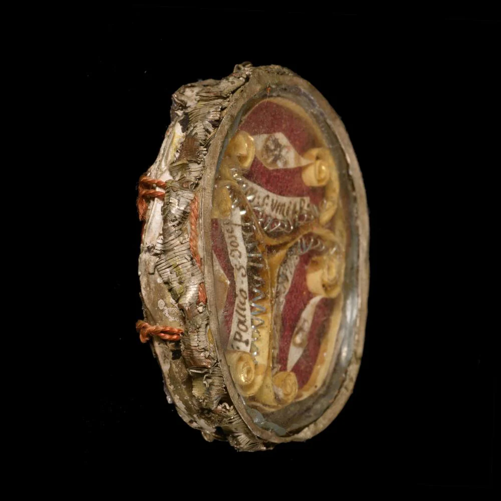 RELIQUAIRE, RELIQUE DE SAINT JOSEPH ET 2 SAINTS - Image 2