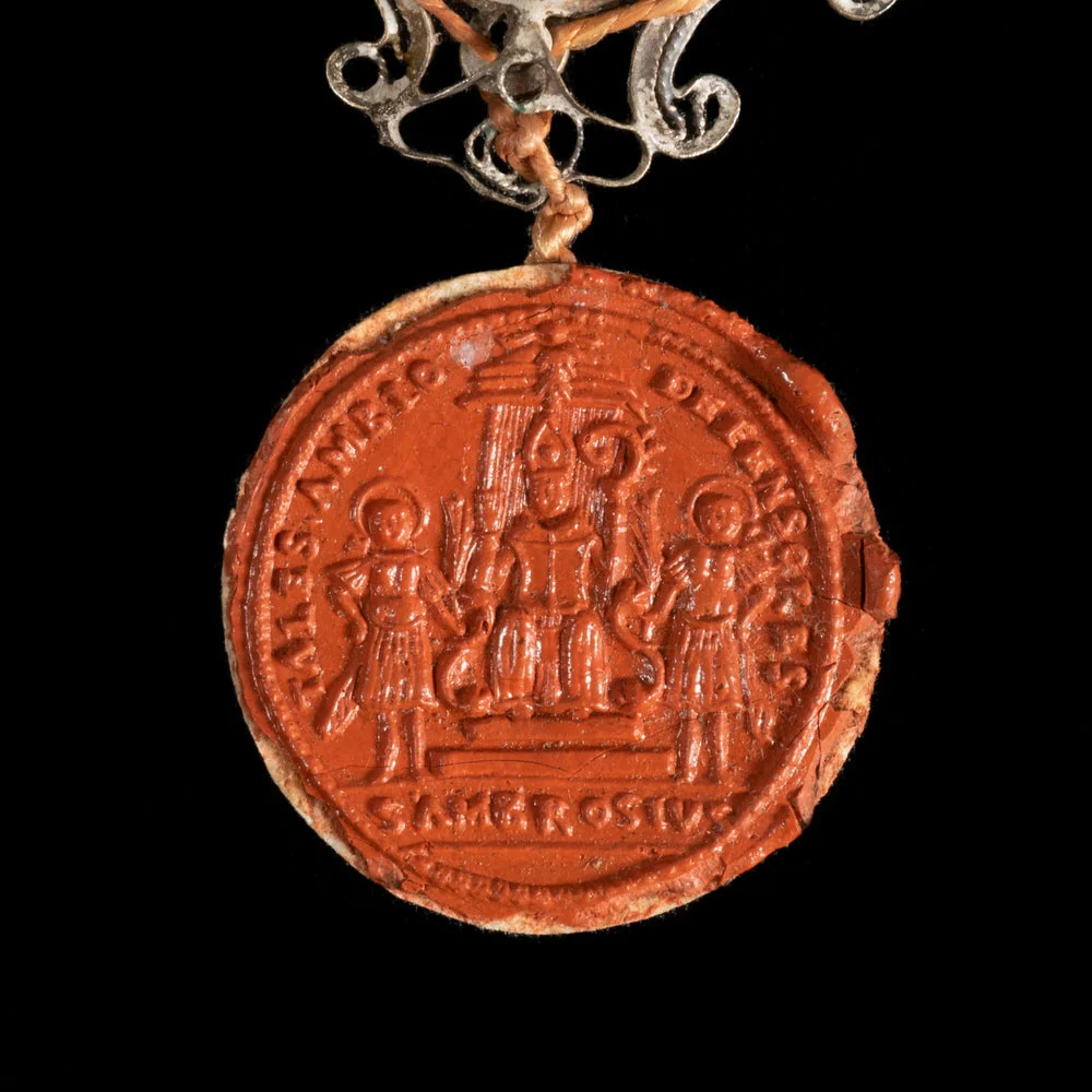 RELIQUAIRE EN CRISTAL DE ROCHE, RELIQUE DE PREMIERE CLASSE EX CARNE DE VERONIQUE DE MILAN - Image 3