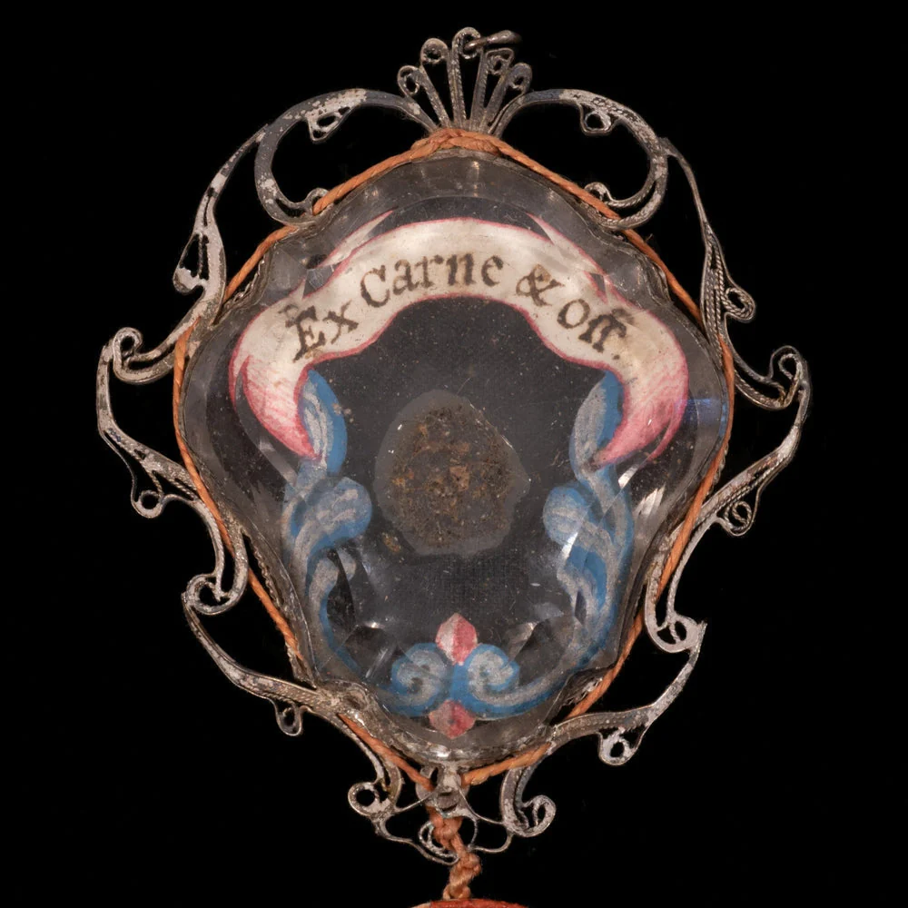 RELIQUAIRE EN CRISTAL DE ROCHE, RELIQUE DE PREMIERE CLASSE EX CARNE DE VERONIQUE DE MILAN - Image 4