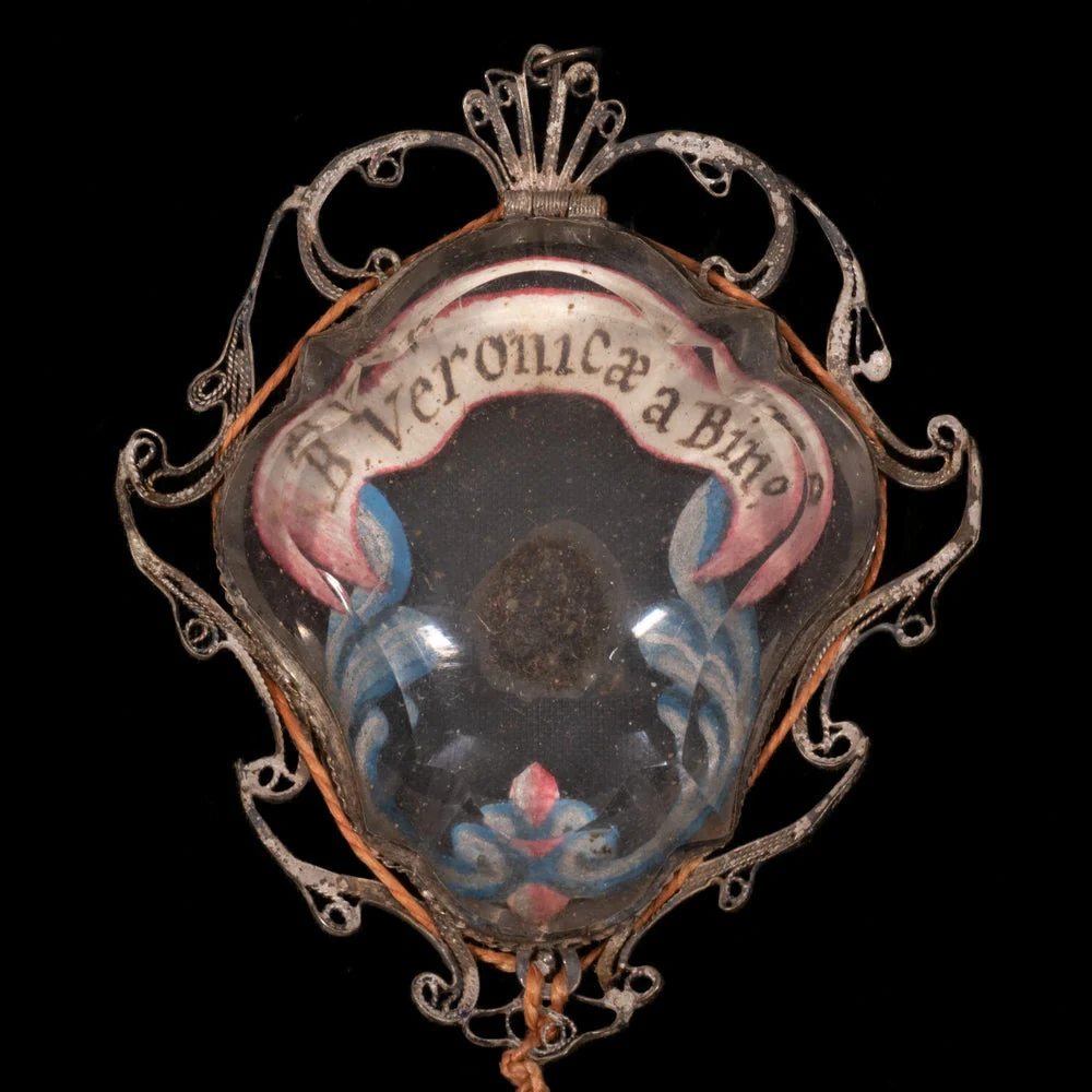 RELIQUAIRE EN CRISTAL DE ROCHE, RELIQUE DE PREMIERE CLASSE EX CARNE DE VERONIQUE DE MILAN - Image 5