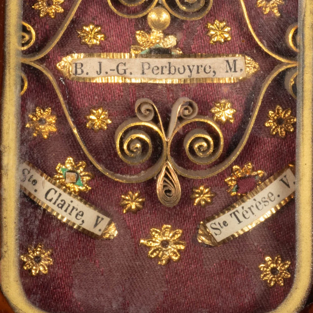 RELIQUAIRE, RELIQUE DE SAINT JEAN GABRIEL PERBOYRE ET 4 SAINTS - Image 3