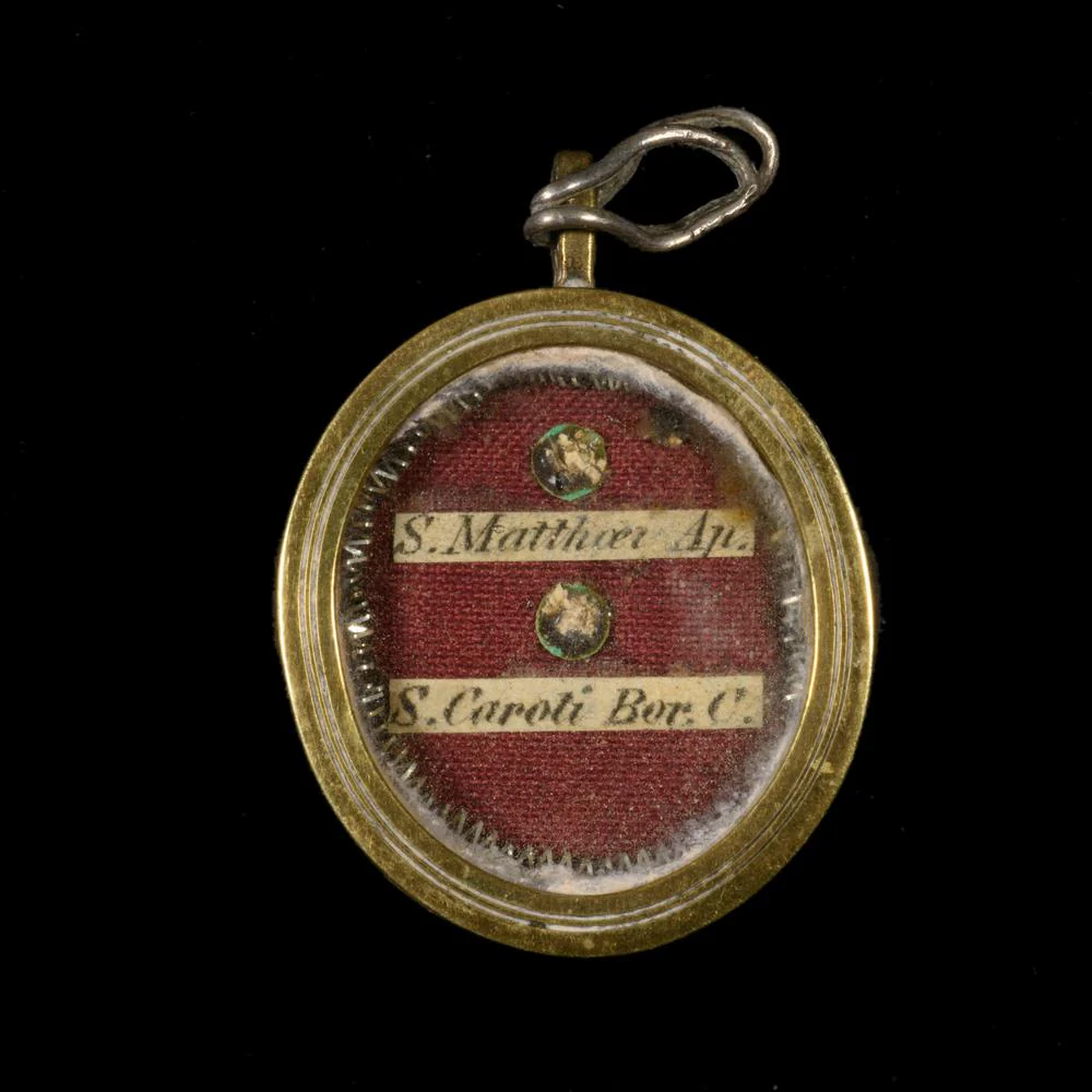 RELIQUES DE SAINT MATTHIEU ET SAINT CHARLES BORROMEE