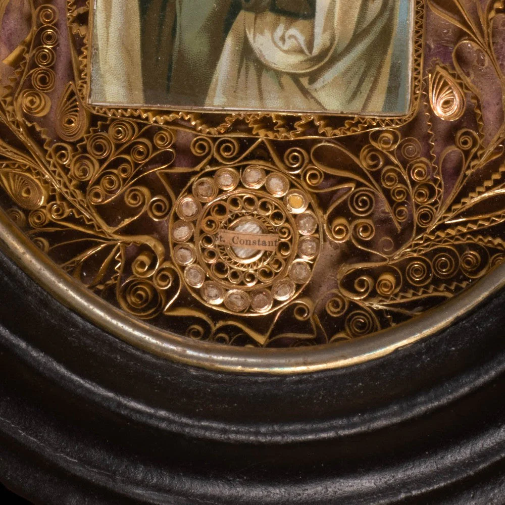 RELIQUAIRE SAINTE THERESE D'AVILA ET 2 RELIQUES - Image 3