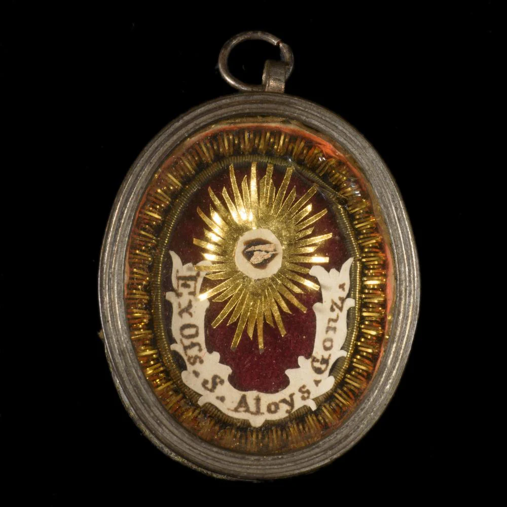 RELIQUE DE PREMIERE CLASSE DE SAINT LOUIS DE GONZAGUE