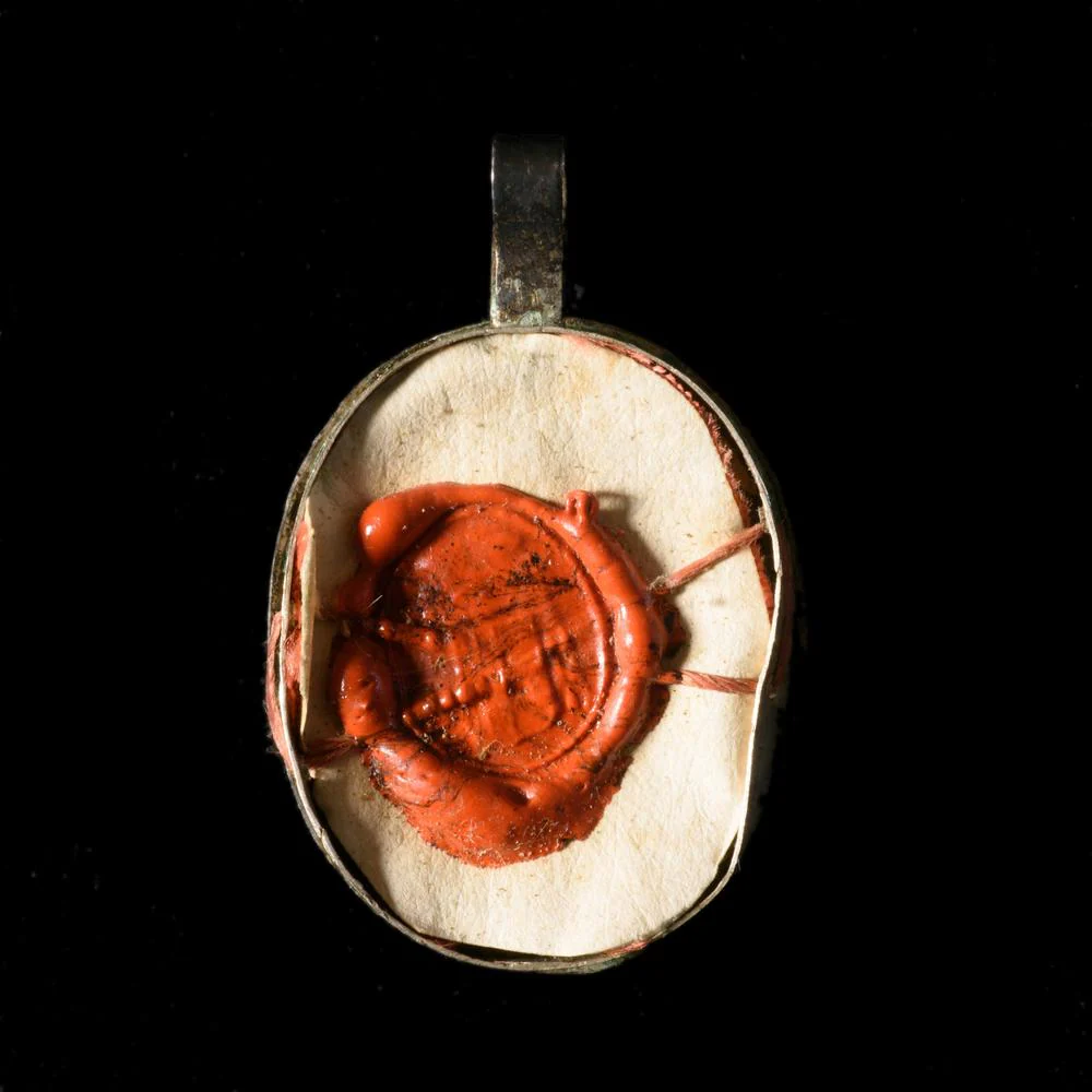 RELIQUE VIERGE MARIE ET SAINT FRANCOIS D'ASSISE - Image 3
