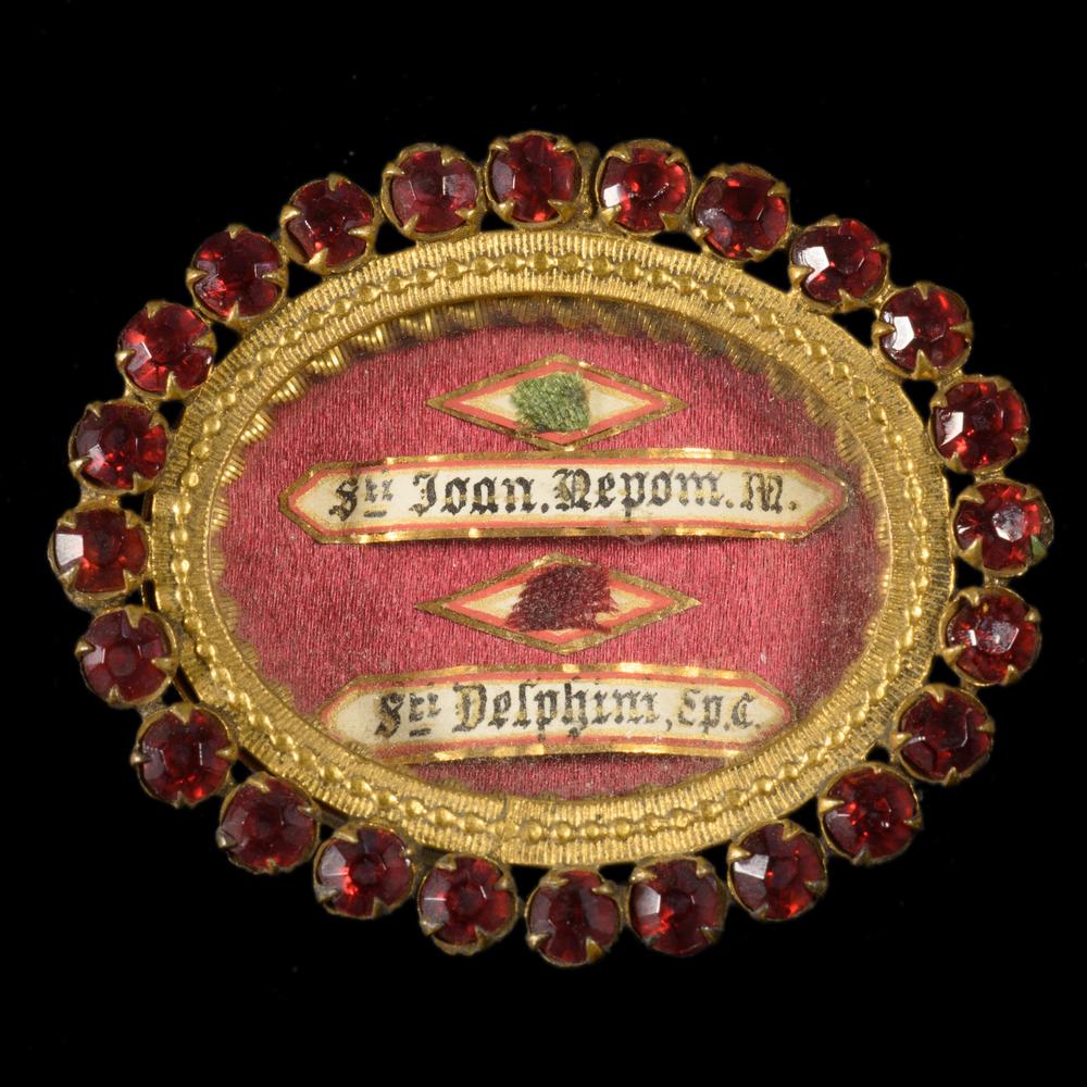 RELIQUE DE SAINT JEAN NĂPOMUCĂNE ET SAINT DELPHIN