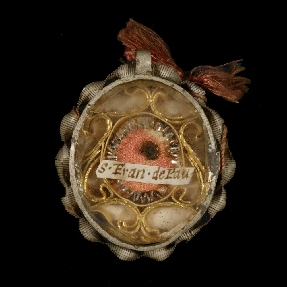 RELIQUAIRE, RELIQUE DE SAINT FRANCOIS DE PAULE