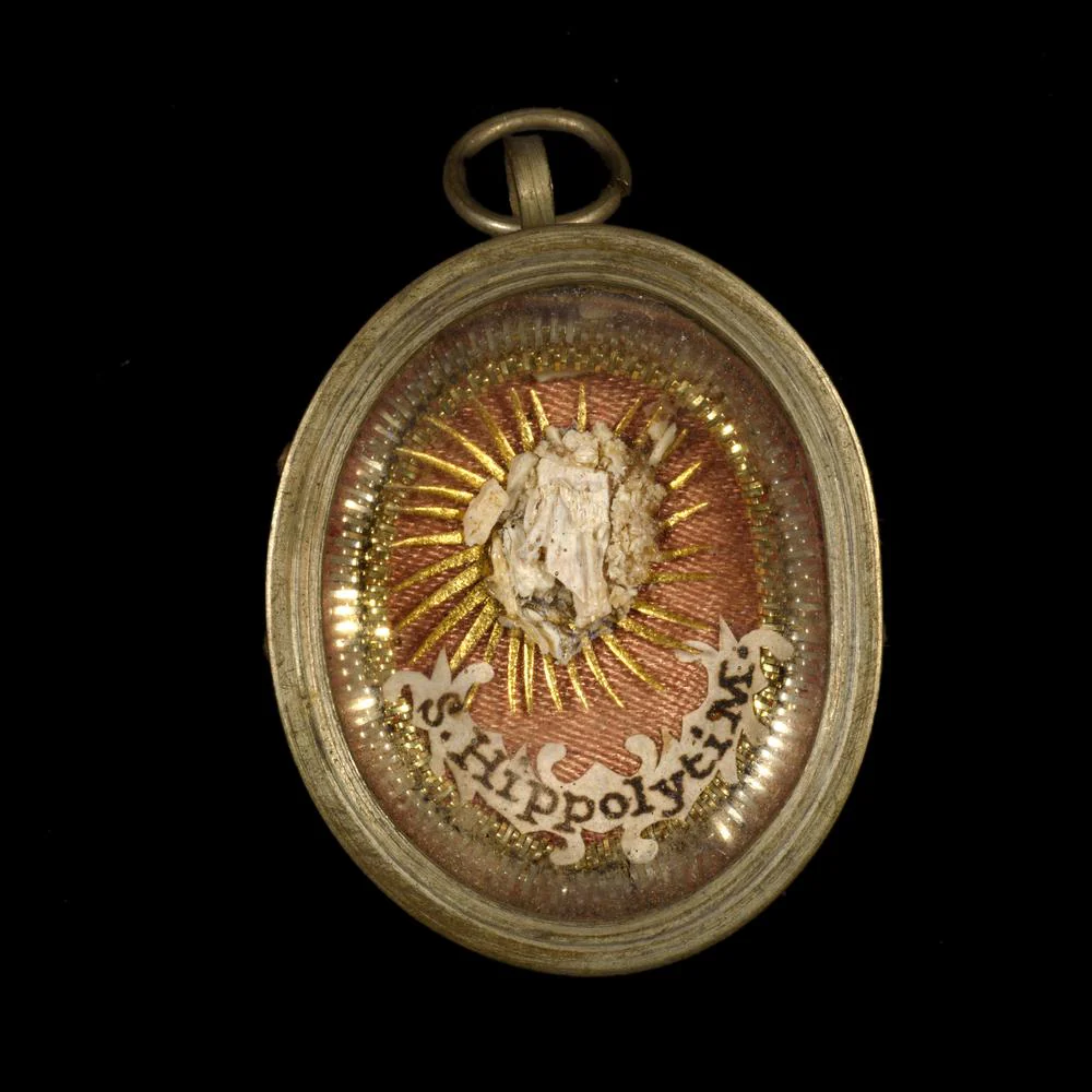 RELIQUAIRE, RELIQUE DE SAINT HIPPOLYTE