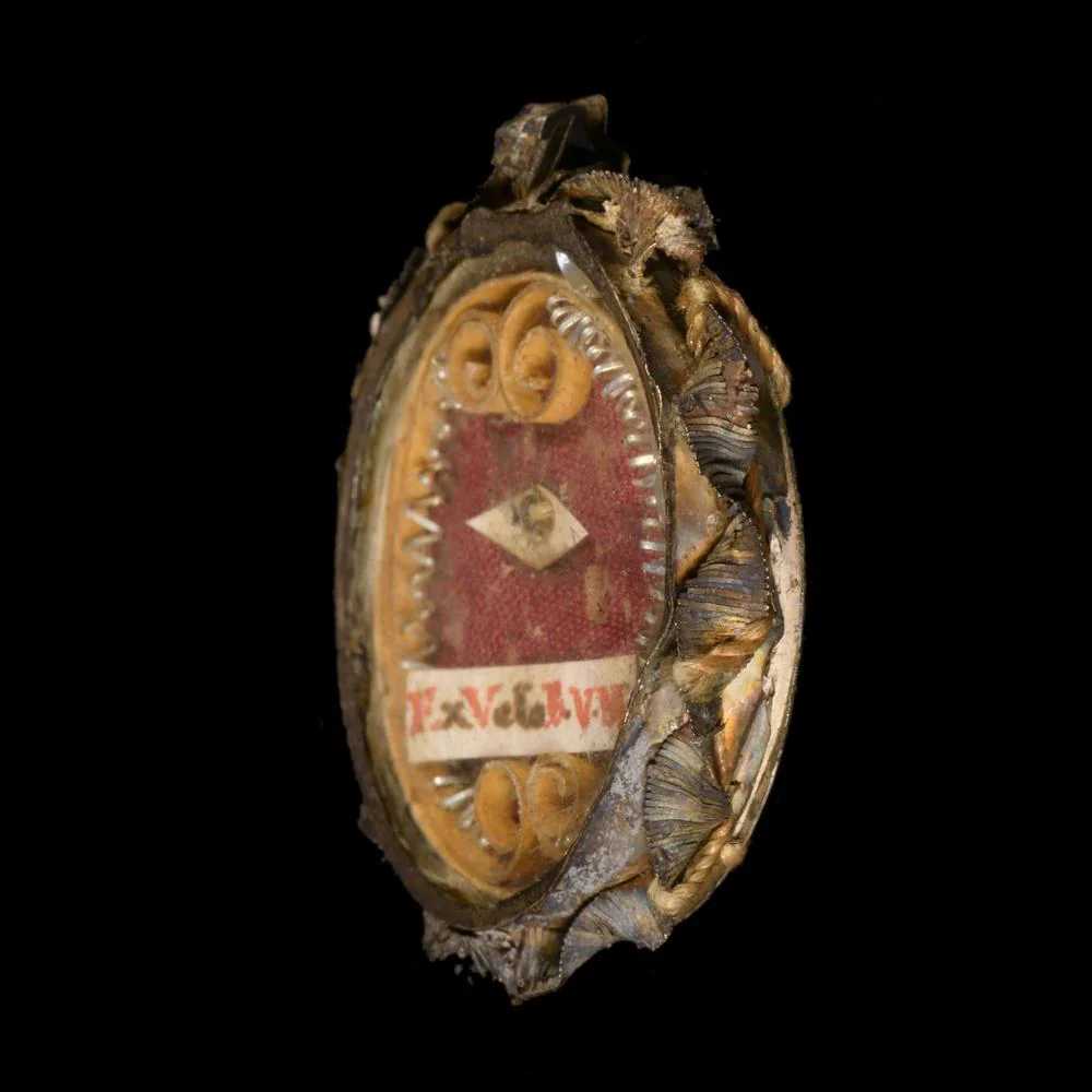 RELIQUAIRE, RELIQUE DU VOILE DE LA VIERGE MARIE - Image 2