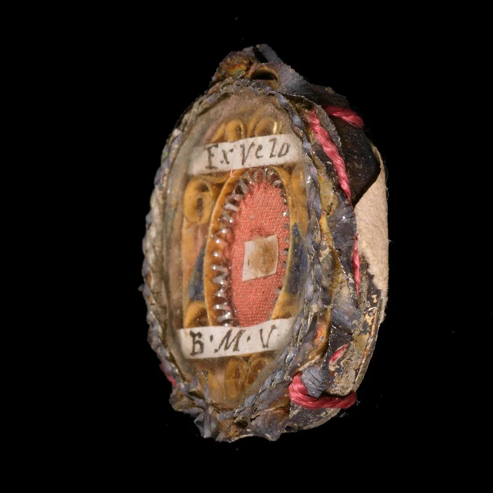 RARE RELIQUAIRE DU VOILE DE LA VIERGE - Image 2