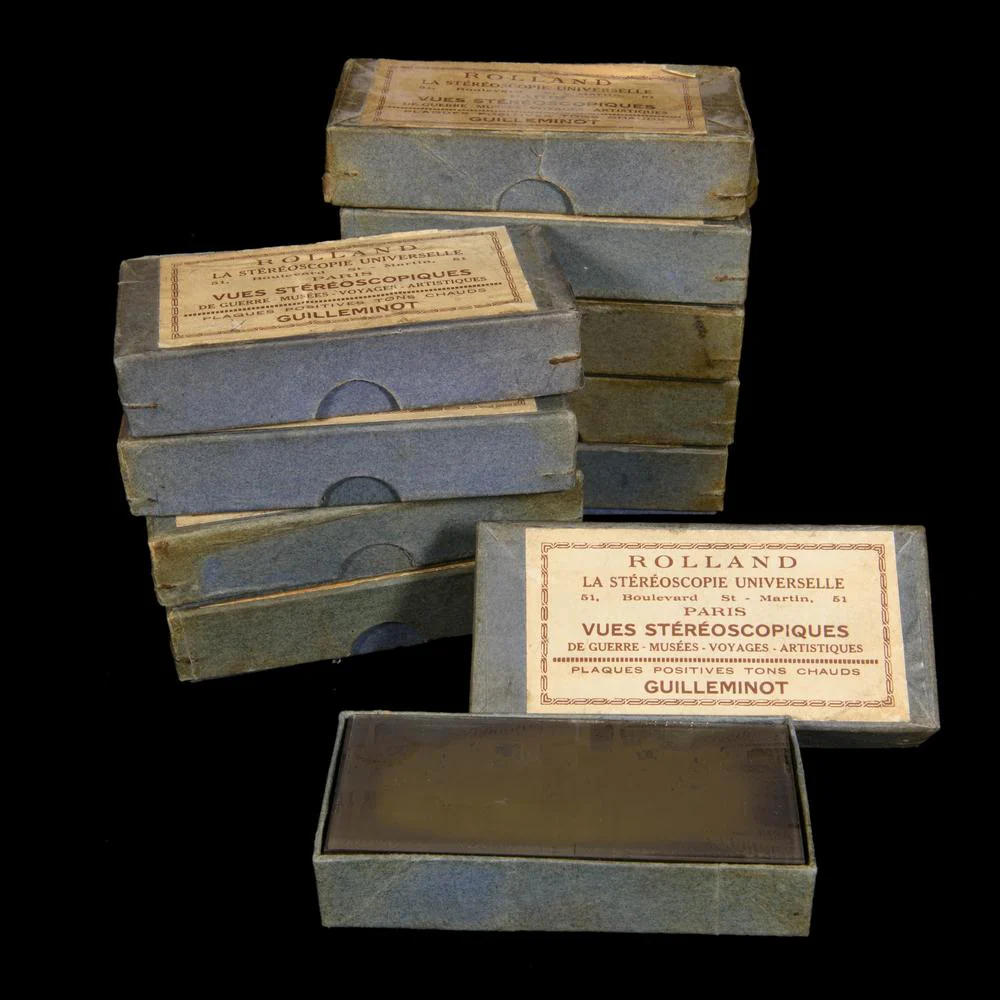 STÉRÉOSCOPE & 200 PLAQUES WW1 - Image 3