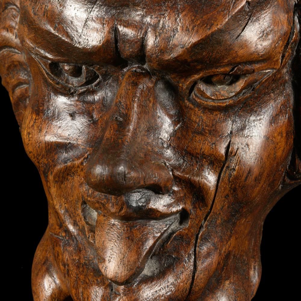 SCULPTURE TÊTE DÉMONIAQUE - Image 5
