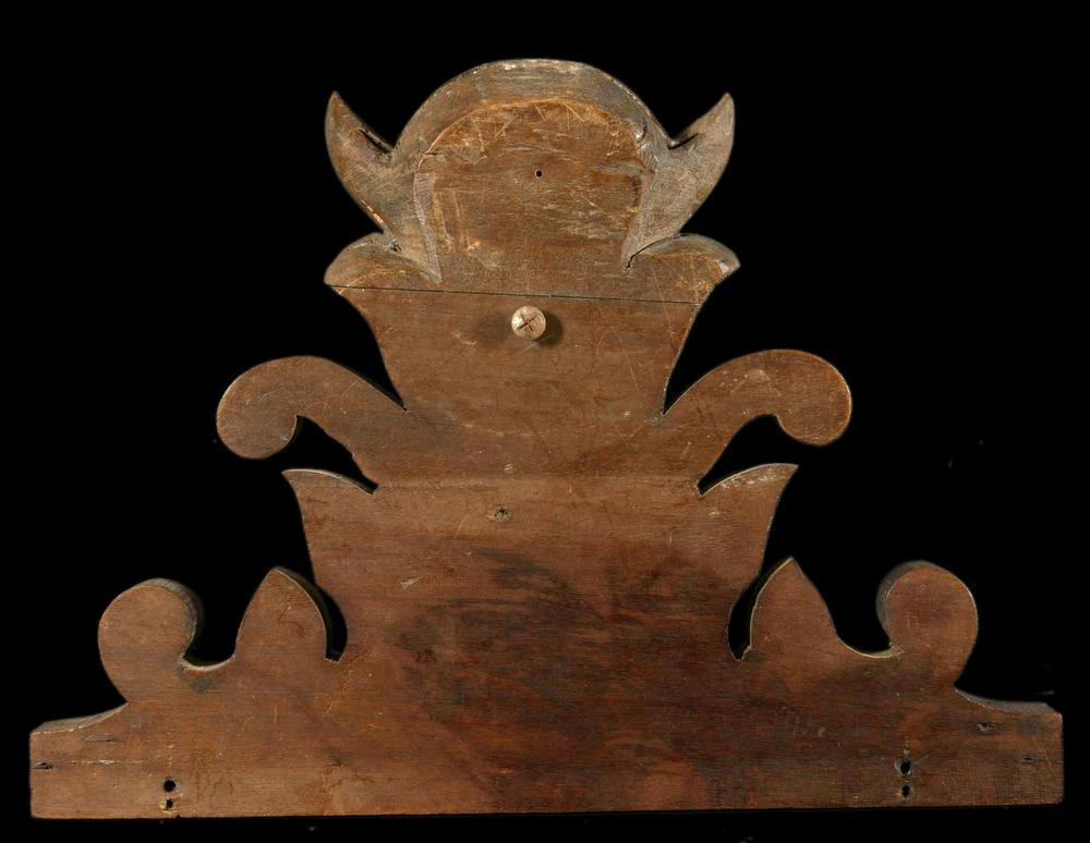 TÊTE DÉMONIAQUE EN BOIS SCULPTÉ - Image 3